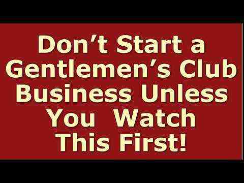 ⋆ نموذج لخطة عمل Gentlemen’s Club ⋆ ضامن الأعمال