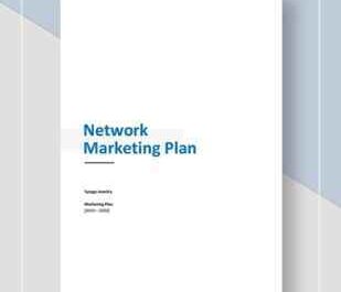 Ein Beispiel für einen Geschäftsplan einer MLM-Network-Marketing-Agentur