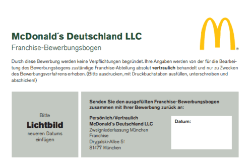 Franchise-Kosten, Gewinne und McDonald's-Möglichkeiten