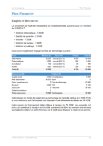 Exemple de plan d'affaires de conciergerie