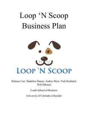 Exemple de plan d’affaires du service Pooper Scooper