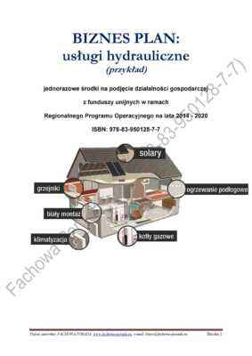 Przykładowy biznesplan dotyczący hydrauliki