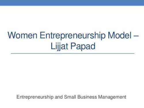 Papad Business: Model biznesowy i przepis na Lijjat