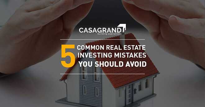 5 mistakes to avoid when investing in real estate