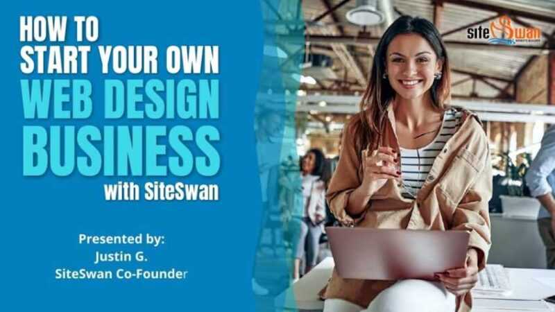 Start a web design business with SiteSwan